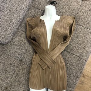 Pleats please collections cardigan by Issey Miyake